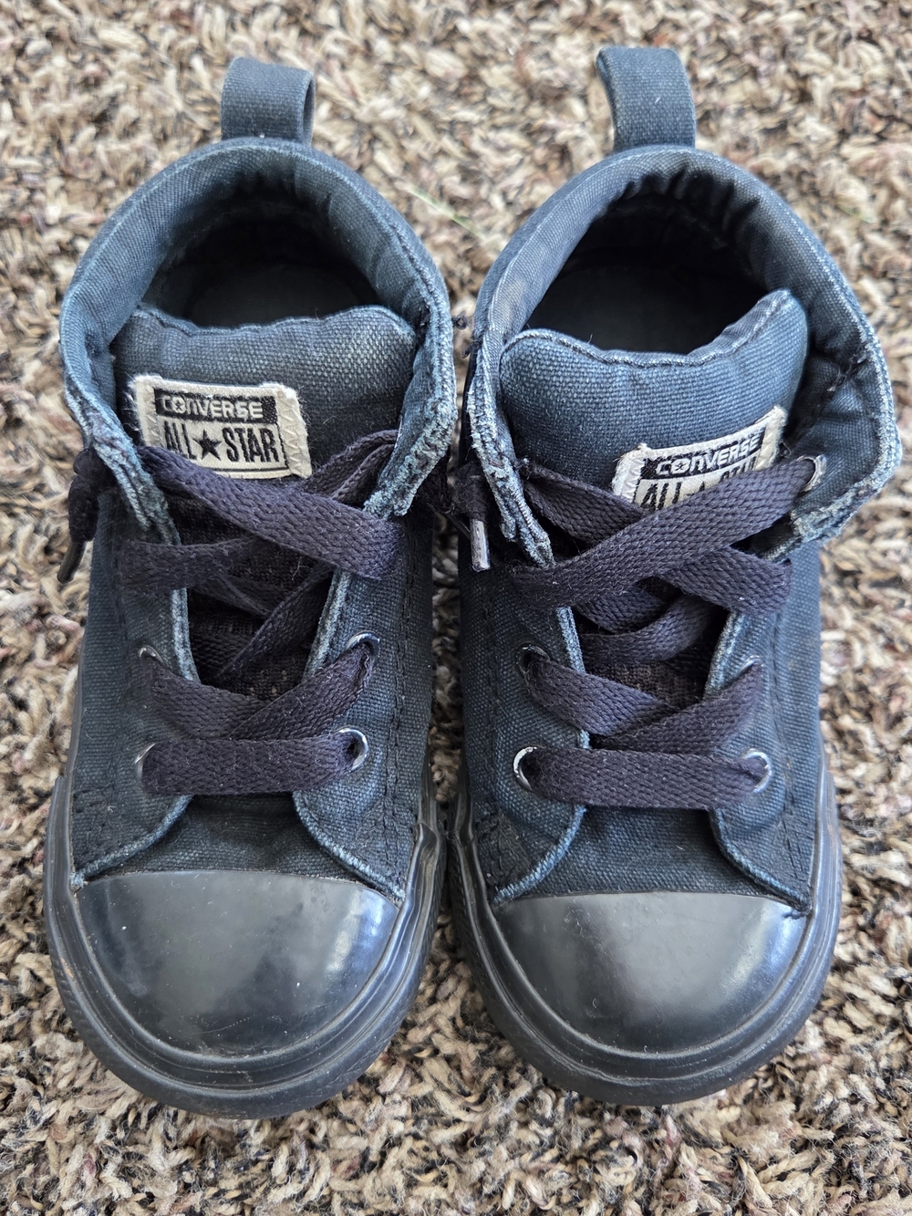 Converse Kids' Black All Star High-Top Sneakers
